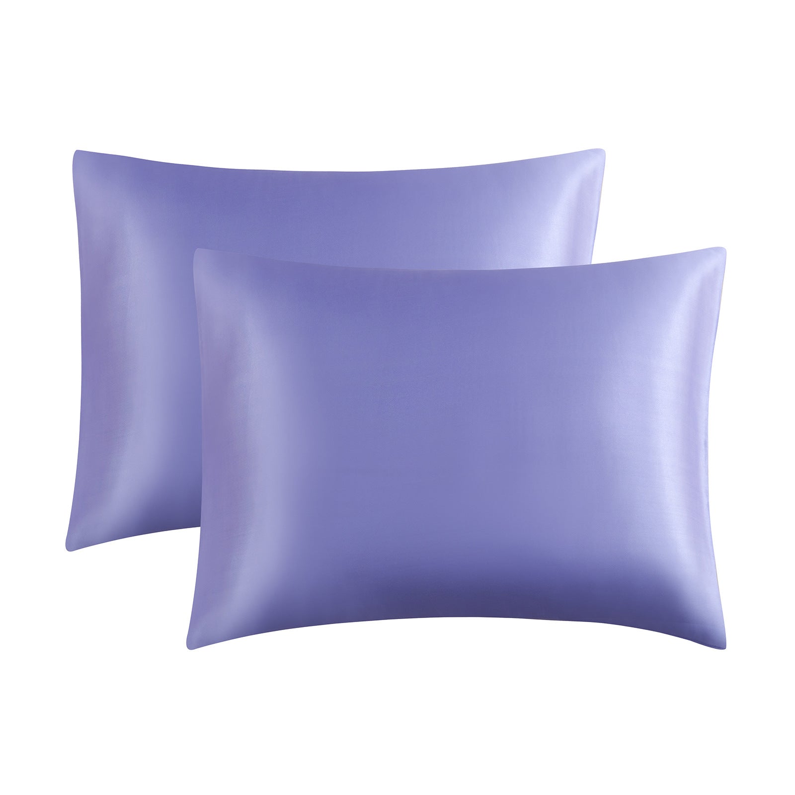 Solid Color Satin Imitation Silk Pillowcase - Calm Cloud Bedding